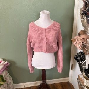 No Boundaries Pink Cardigan Size Small